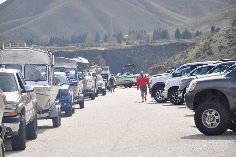 Lucky Peak/Spring Shores traffic